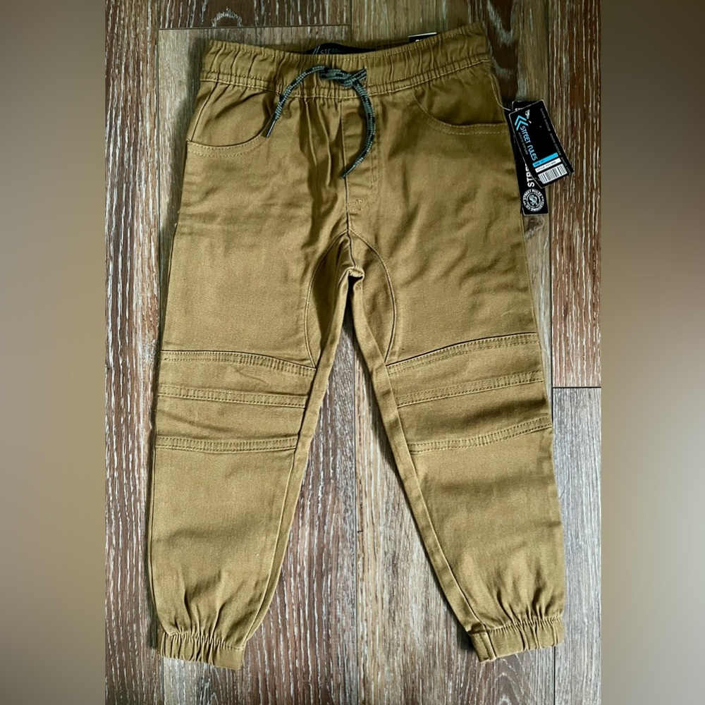 Tan Street Rules Reinforced Knee Jogger Pant Size 3T